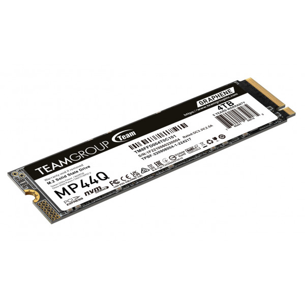 Фото - SSD-накопитель внутренний Team M.2-2280 PCI-E Gen4x4 MP44Q 4TB RETAIL (TM8FFD004T0C101)