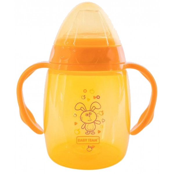 Фото - Поильник-непроливайка детский Baby Team с силиконовым спаутом и ручками, 250 мл (5004) Фото - Поильник-непроливайка детский Baby Team с силиконовым спаутом и ручками, 250 мл (5004)