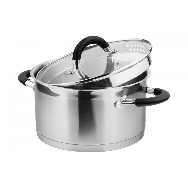 Фото - Кастрюля Vinzer Progresso 20х11.5 см 3.4 л (50054)