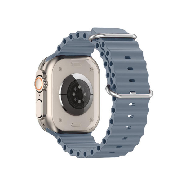 Фото - Ремешок для смарт-часов Armorstandart Ocean Band for Apple Watch All Series 38/40/41mm Stone Lotus Blue (ARM74236)