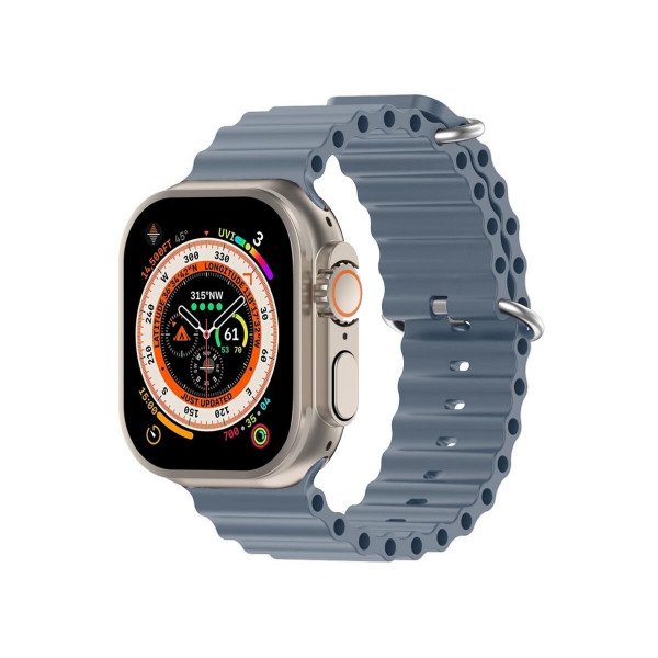 Фото - Ремешок для смарт-часов Armorstandart Ocean Band for Apple Watch All Series 38/40/41mm Stone Lotus Blue (ARM74236)