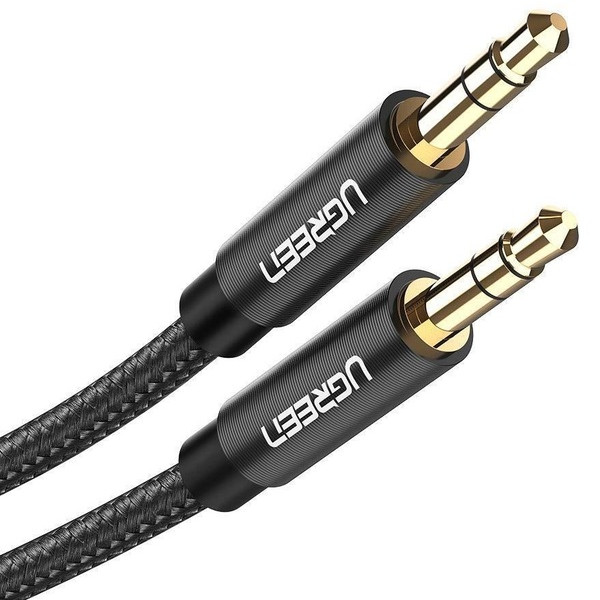 Фото - Кабель 3.5 мм - 3.5 мм UGREEN AV112 3.5 mm M - 3.5 mm M Cable 2m Black (50363) Фото - Кабель 3.5 мм - 3.5 мм UGREEN AV112 3.5 mm M - 3.5 mm M Cable 2m Black (50363)