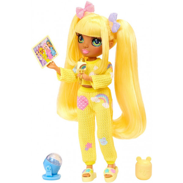 Фото - Кукольный набор Rainbow High Junior High PJ Party - САННИ (503682)