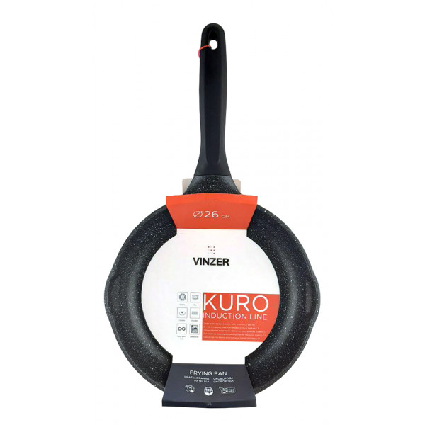 Фото - Сковорода универсальная Vinzer Kuro Induction Line 26 см (50421)