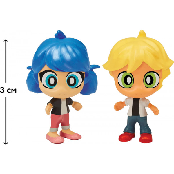 Фото - Коллекционные фигурки набор Miraculous Леди Баг и Супер-Кот серии Chibi- Пекарня Буланжери (2 фигурки, аксесс.) (50551)