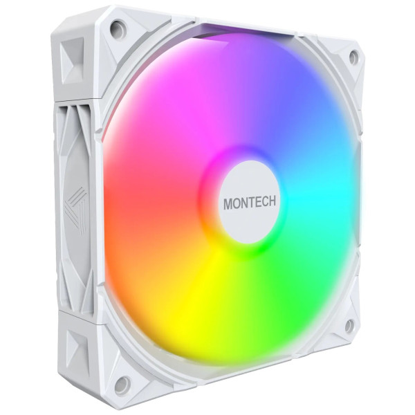 Фото - Корпусный вентилятор Montech E28 ARGB 3 PACK (W) Фото - Корпусный вентилятор Montech E28 ARGB 3 PACK (W)