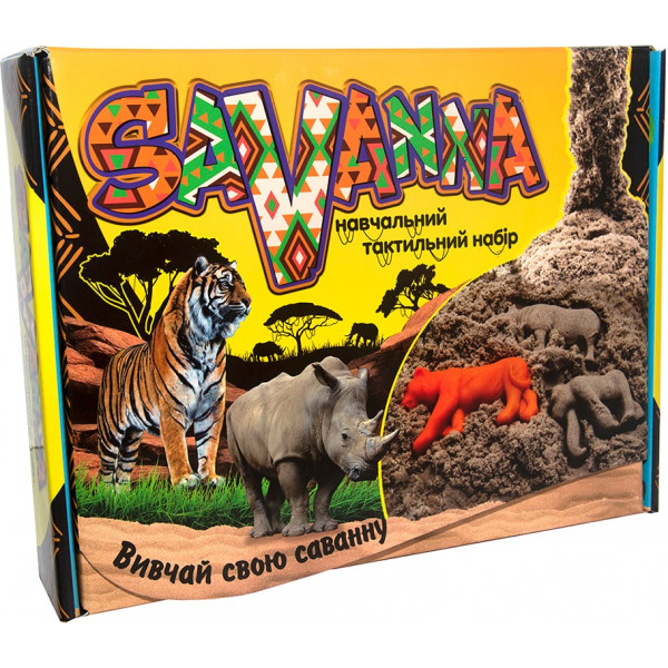 Фото - Кинетический песок Strateg "Savanna" (укр.) (51204)