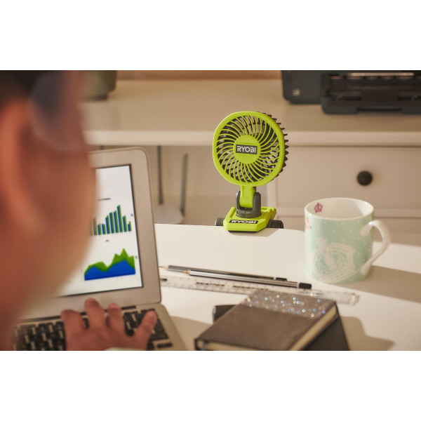 Фото - Вентилятор портативный Ryobi USB Lithium RCF4-120G (5133006143)
