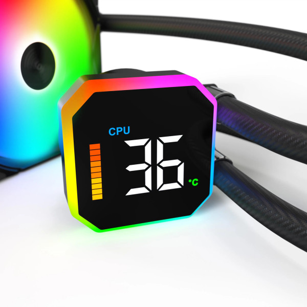 Фото - Водяная система охлаждения Montech HYPERFLOW DIGITAL 360 (B)