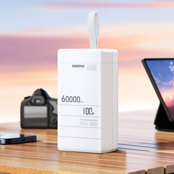 Фото - Батарея мобильная Remax 60000mAh PD 100W+QC 22.5W (RPP-650)