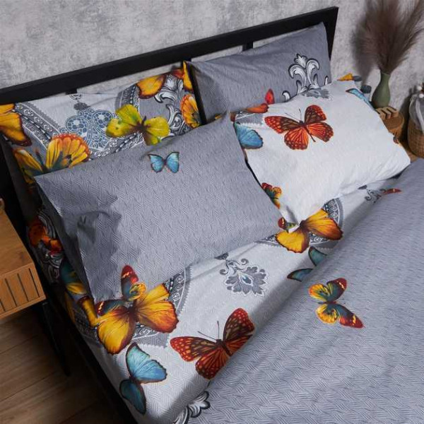 Фото - Комплект постельного белья Moon&Star Микросатин Premium Butterfly Dream 143x210 нав. 2х50х70 (MS-820008146)