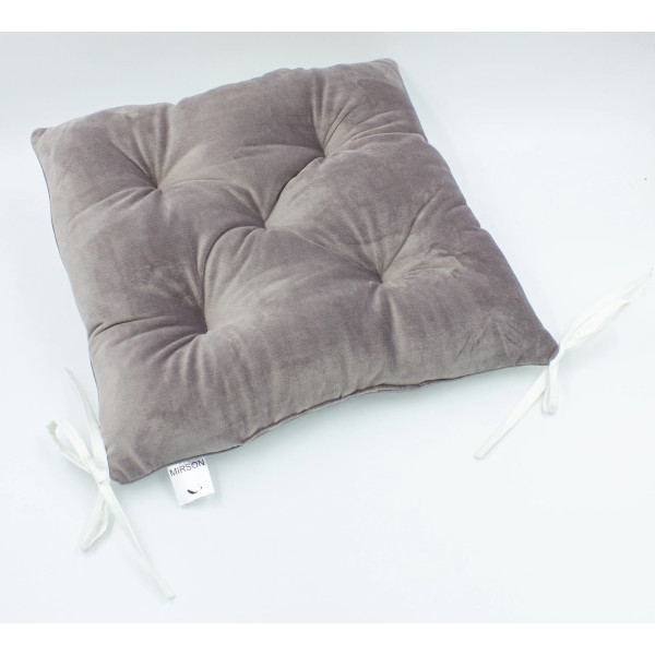 Фото - Подушка для стула MirSon 28-0005 Ashen Velvet (2200006185895)