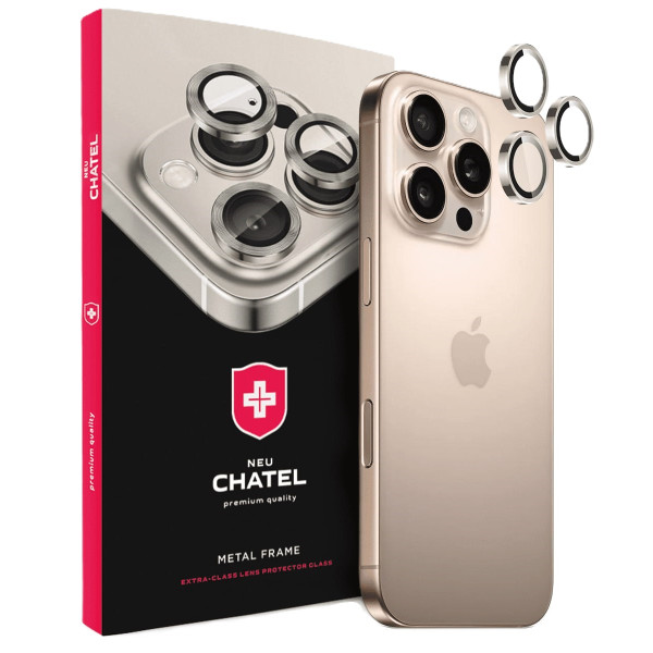 Фото - Защитное стекло для смартфона NEU Chatel Metal Frame Lens Protector Glass for iPhone 16 Pro/16 Pro Max Gold (Lens16ProGold) Фото - Защитное стекло для смартфона NEU Chatel Metal Frame Lens Protector Glass for iPhone 16 Pro/16 Pro Max Gold (Lens16ProGold)