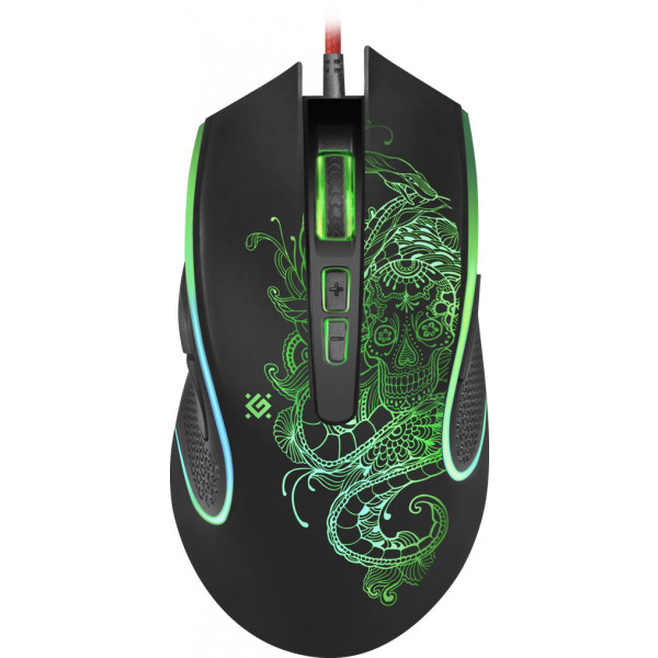 Фото - Мышь проводная игровая Defender Venom GM-640L Black (52640)