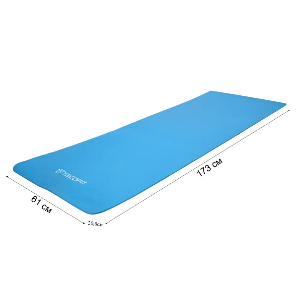 Фото - Коврик для йоги и фитнеса TECOFIT EVA Mat 173х61х6 мм Blue single color (TOP240214836)