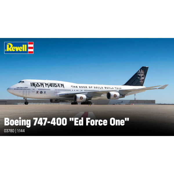 Фото - Набор для моделирования техники Revell Самолет Boeing 747-400 Iron Maiden Ed Force One (RVL-03780)