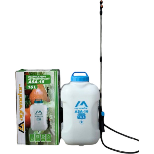Фото - Опрыскиватель аккумуляторный AGRIMOTOR 16л (ASA-16) Фото - Опрыскиватель аккумуляторный AGRIMOTOR 16л (ASA-16)