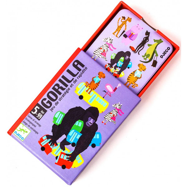 Фото - Настольная игра карточная (5-7 лет) Djeco Горилла (DJ05123)