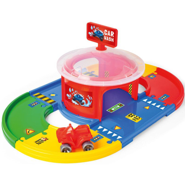 Фото - Игровой набор Wader Play Tracks Basic автомойка (53005) Фото - Игровой набор Wader Play Tracks Basic автомойка (53005)