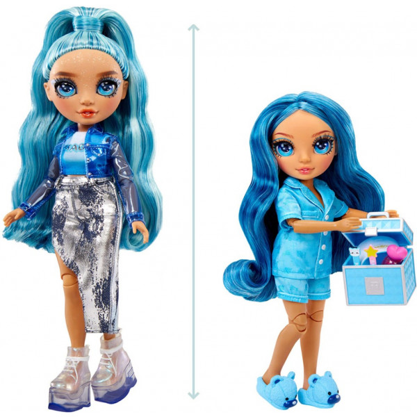 Фото - Кукольный набор Rainbow High Junior High PJ Party - СКАЙЛЕР (530947)