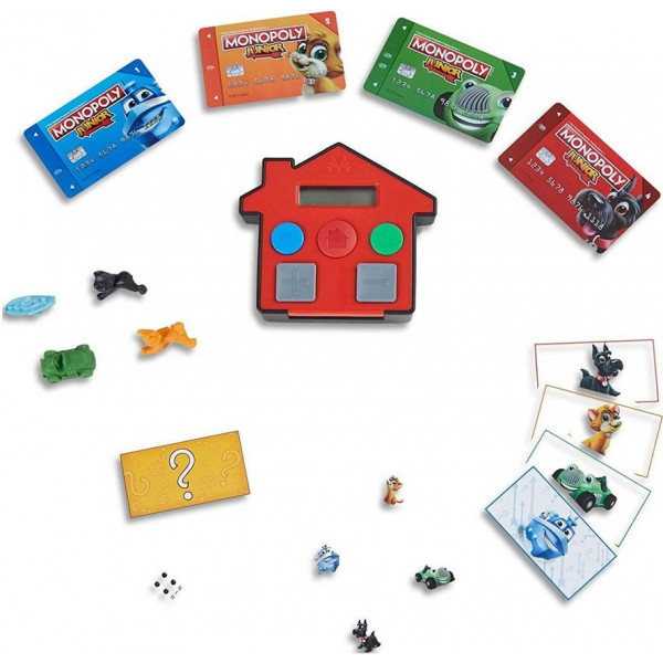 Фото - Настольная игра Hasbro Моя первая Монополия с банковскими картами (E1842)