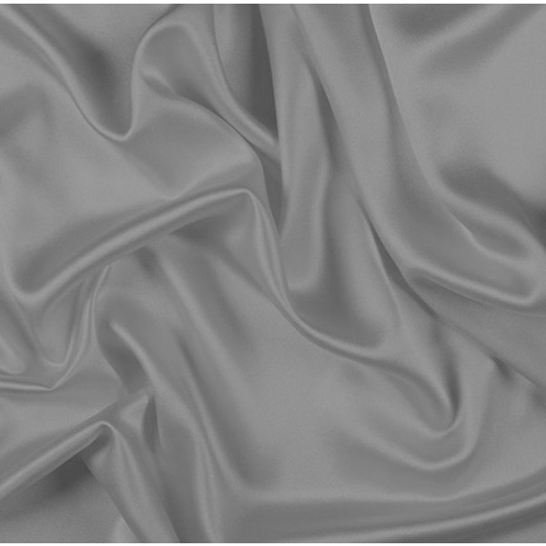 Фото - Простынь двуспальная MirSon Satin Light Pro 10-004 Gray 180x190+25 см (2200010170672)