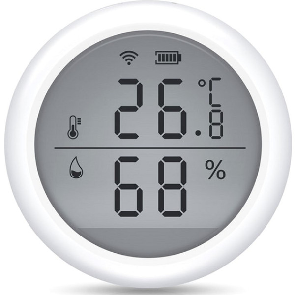 Фото - Беспроводной датчик температуры и влажности воздуха Action Tuya WSD400B