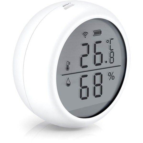 Фото - Беспроводной датчик температуры и влажности воздуха Action Tuya WSD400B