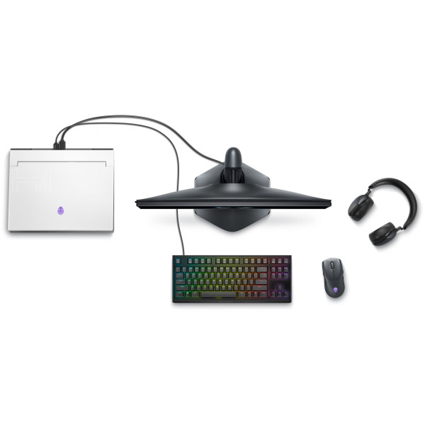 Фото - Клавиатура проводная игровая Dell AW420K Black (545-BBDY)
