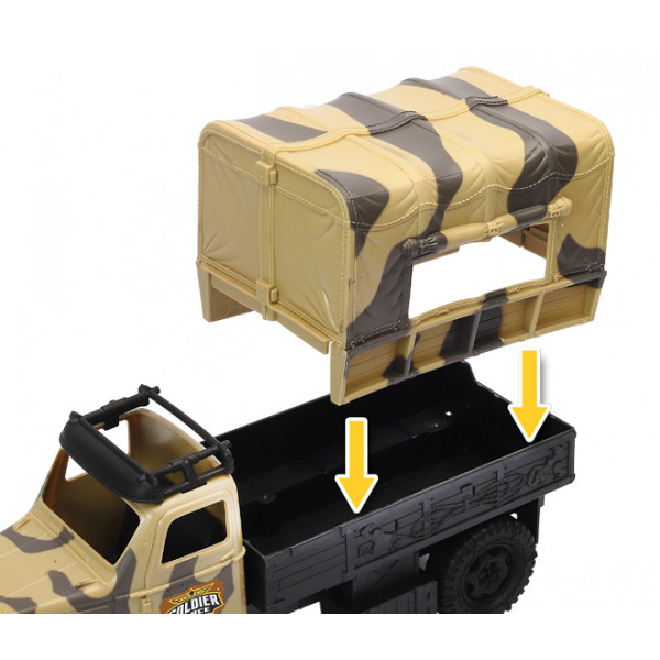 Фото - Игровая фигурка солдатики Chap Mei "Солдаты" TROOPER TRUCK (545108)