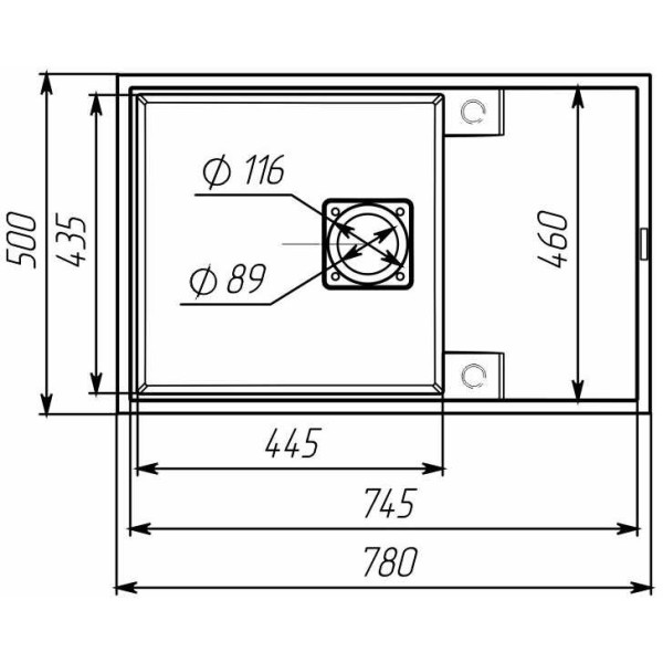 Фото - Мойка кухонная VALESO 7950 GALANS матовая (титан)