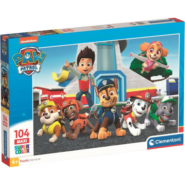 Фото - Пазлы (3-4 года) Clementoni Paw Patrol серия MAXI 104 эл. (23753)