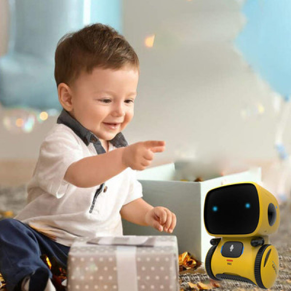 Фото - Интерактивный робот AT-Robot с голосовым управлением Желтый (озвуч.укр.) (AT001-03-UKR)