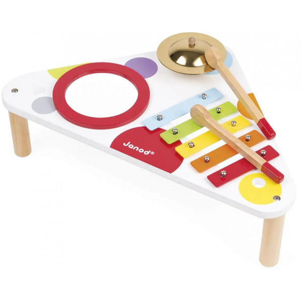 Фото - Ксилофон Janod Стол с ксилофоном (J07634)
