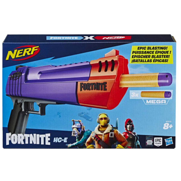 Фото - Бластер многозарядный Hasbro Nerf Фортнайт Револьвер (E7515)