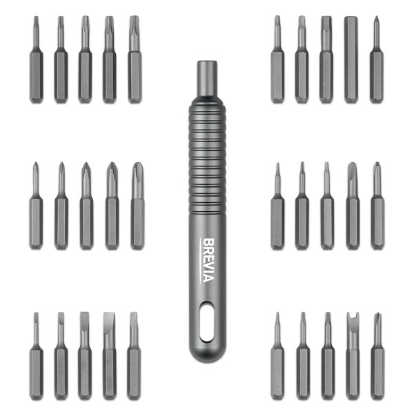 Фото - Отвертка со сменными битами Brevia 31 в 1 (55031MMC)