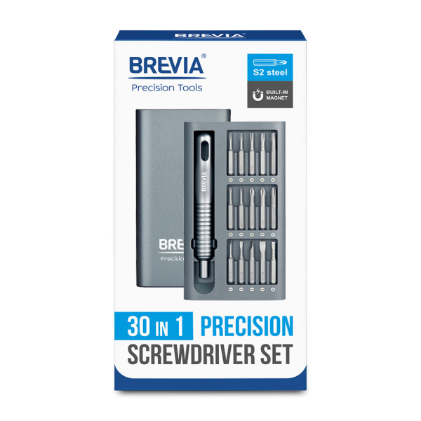 Фото - Отвертка со сменными битами Brevia 31 в 1 (55031MMC)