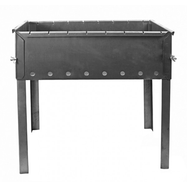 Фото - Мангал для пикника 8-местный Силумин Фото - Мангал для пикника 8-местный Силумин