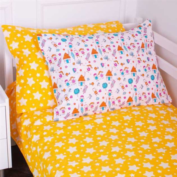 Фото - Комплект постельного белья детский MirSon Бязь Kids Time 18-0002 Sweet Home 143 x 210 см (2200006988953)