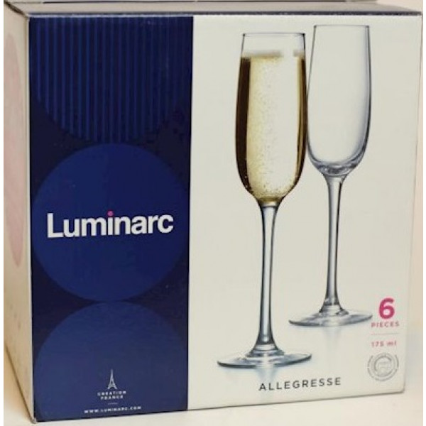 Фото - Набор бокалов для шампанского Luminarc J8162/1 6 шт. (175 мл)