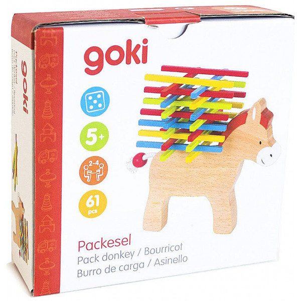 Фото - Настольная игра развивающая (5-7 лет) goki Балансир Ослик (56950G)