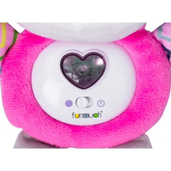 Фото - Интерактивная игрушка Funmuch Baby Коровка со свет. и муз. эффектами мягкая (FM888-1)