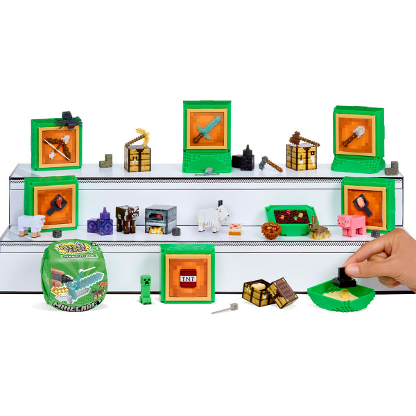 Фото - Коллекционная фигурка MGA's Miniverse Mini Minecraft - СОЗДАЙ ПИКСЕЛЬНОЕ ПРИКЛЮЧЕНИЕ в ассортименте (557272)