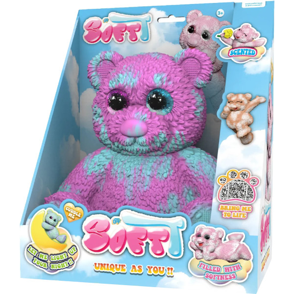 Фото - Мягкая игрушка BTF SoftT Мишка Маршмелоу Deluxe в ассортименте (93738)