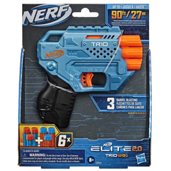 Фото - Бластер многозарядный Hasbro Nerf Elite 2.0 Трио (E9954)