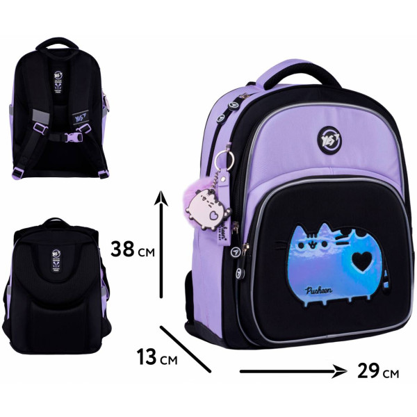 Фото - Рюкзак школьный YES S-91 Pusheen Shiny (559816)