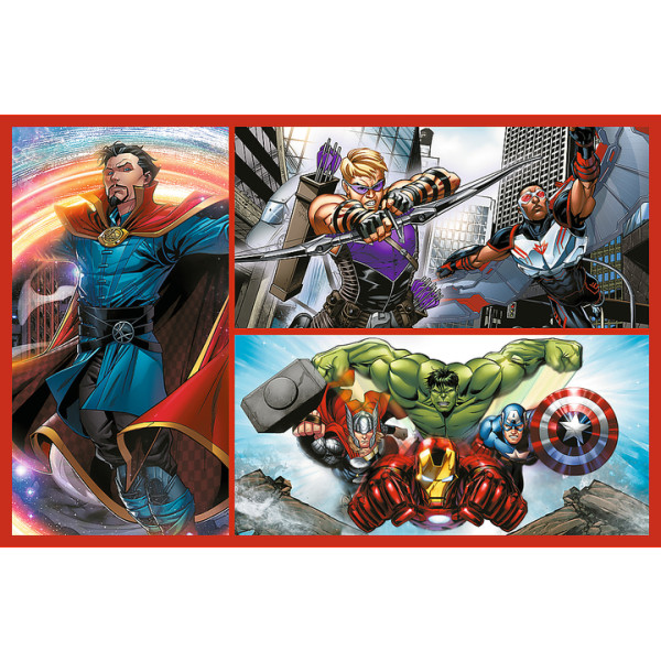 Фото - Пазлы (3-4 года) Trefl 2x70 The Avengers Стать героем (44394)