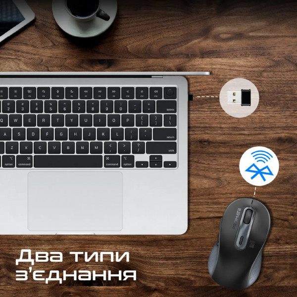 Фото - Мышь беспроводная Promate Ken Black