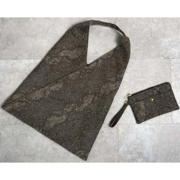 Фото - Шоппер ART KNIT Python коричневая 50x60 см (037896)