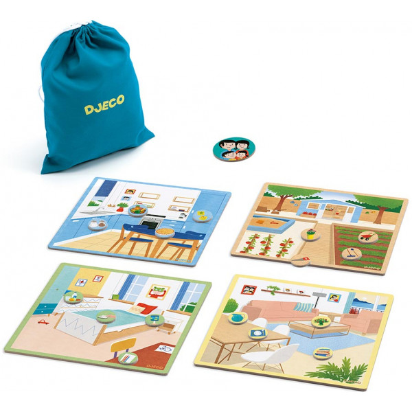 Фото - Настольная игра развивающая (5-7 лет) Djeco "Найди пропажу" (DJ08542)